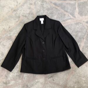 Alfred Dunner Black Blazer